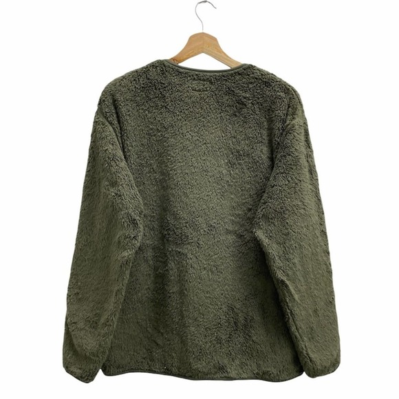 Men’s Uniqlo x Engineered Garment Fleece Sweater Pocket Design Olive Green  XS - Picture 2 of 2